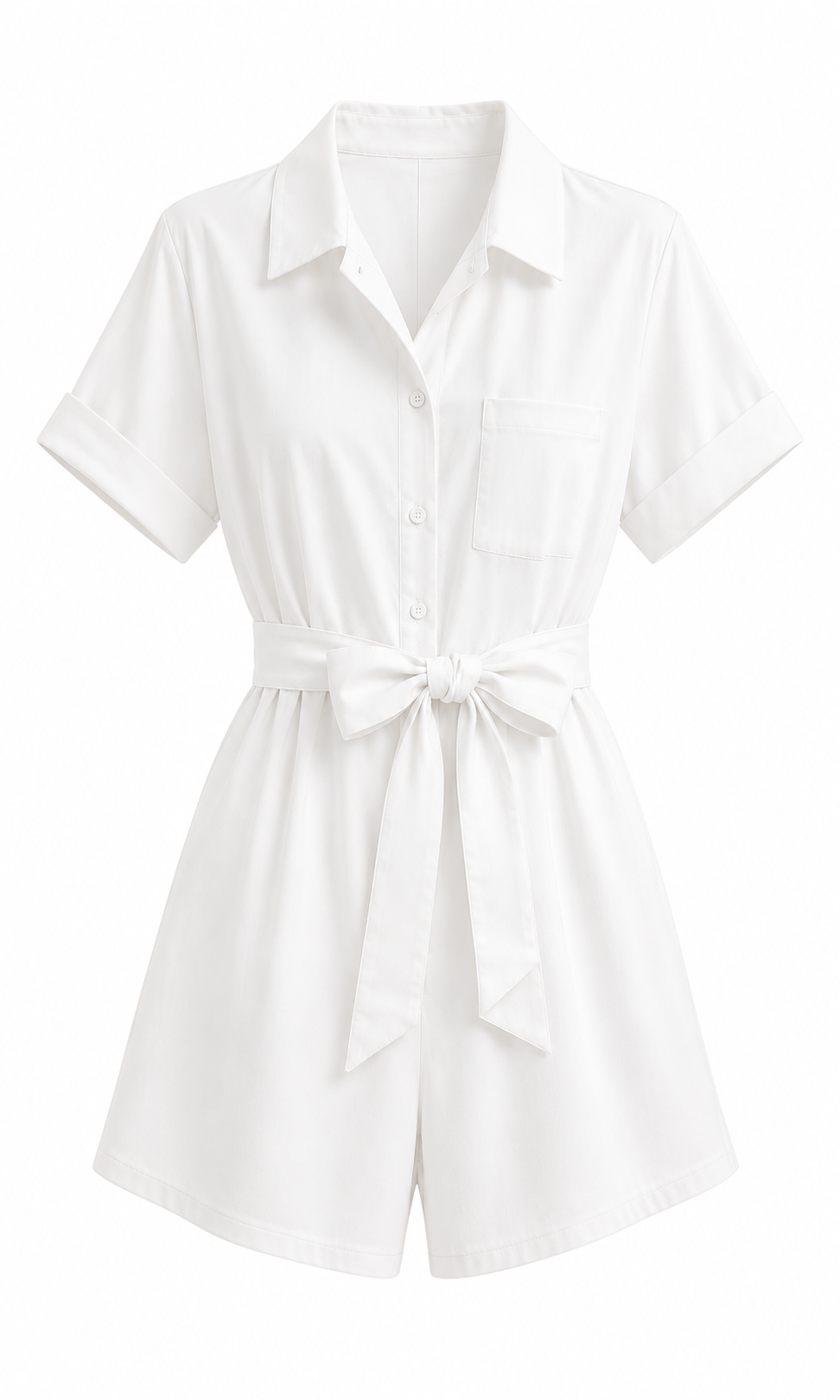 Women’s Short Sleeve Shirt Dress - Image 2