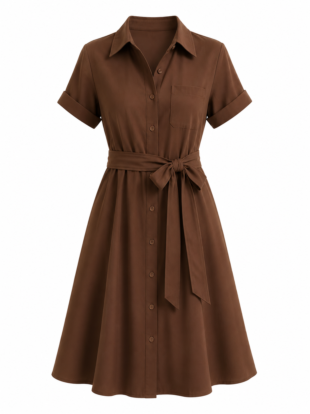 Bella Tie-Waist Midi Dress - Image 4