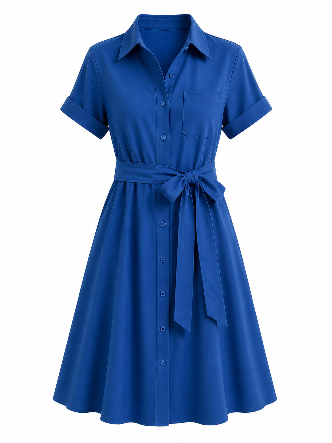 Bella Tie-Waist Midi Dress - Image 2