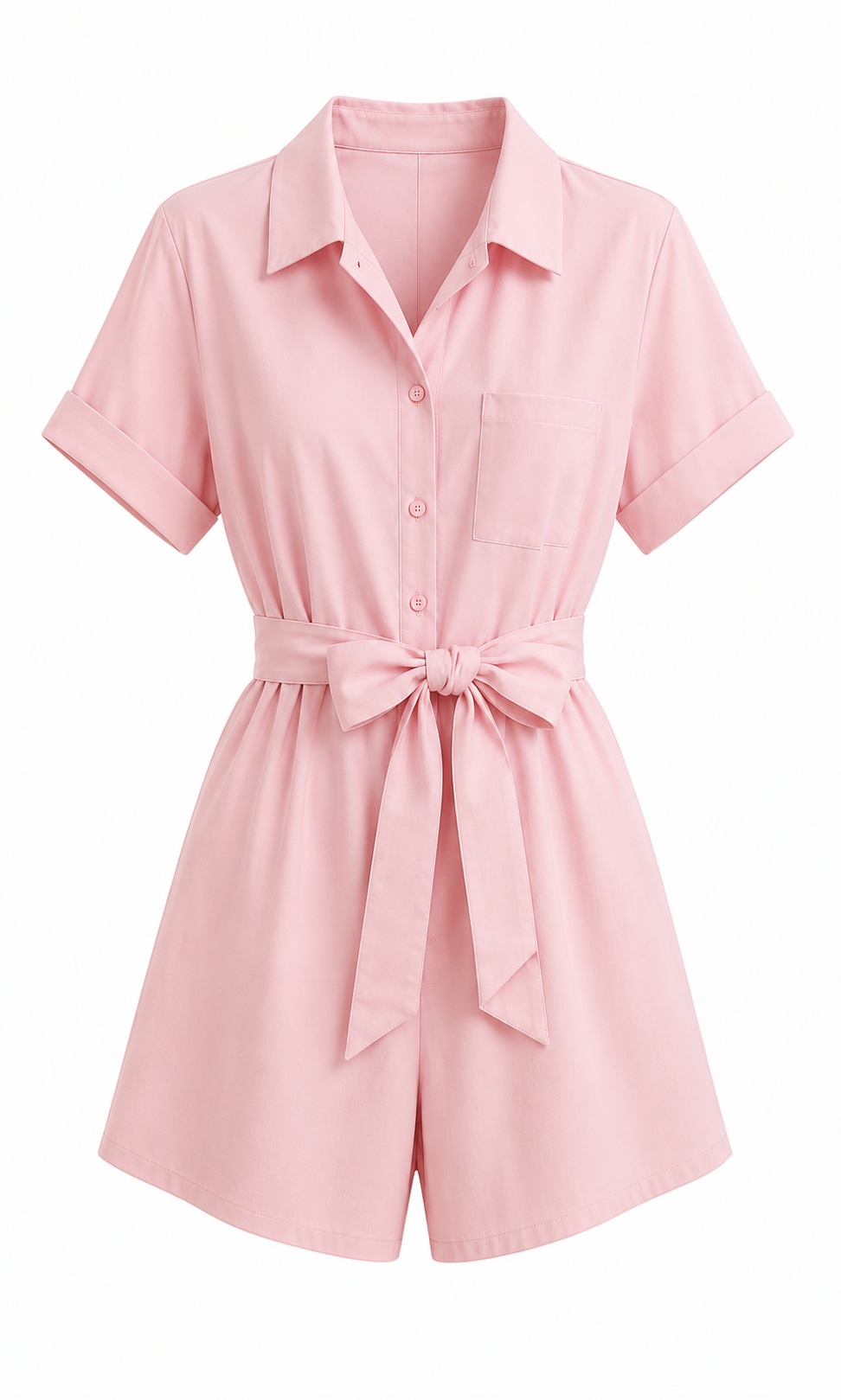 Women’s Short Sleeve Shirt Dress - Image 3