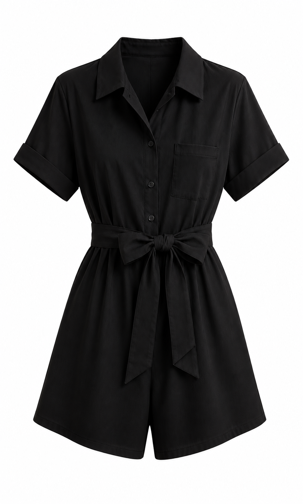 Women’s Short Sleeve Shirt Dress - Image 5
